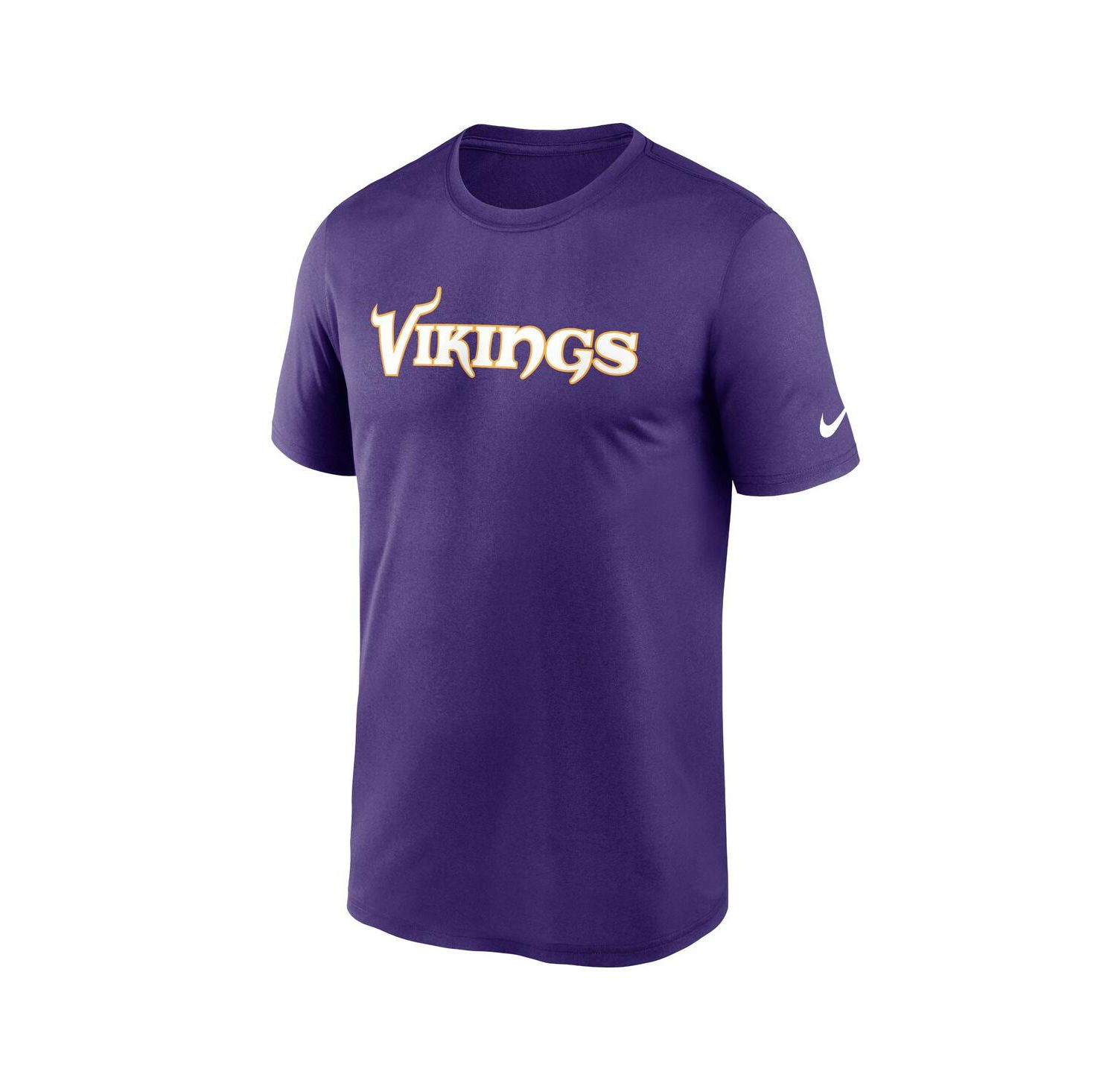 Men's Purple Minnesota Vikings Primetime Legend Wordmark Performance T-Shirt