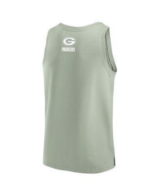 Men's Light Green Green Bay Packers Elements Tank Top
