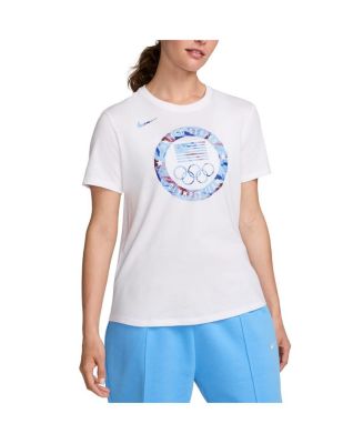売れ筋商品|||ナイキ カットソー トップス レディース Women's White Team USA Puck Club T-Shirt White Nike Women's White Team USA Puck Club T-Shirt - Macy's