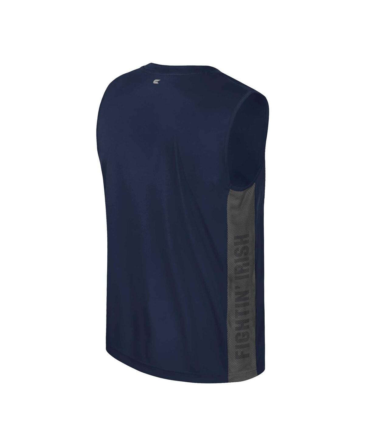 Colosseum Big Boys And Girls Navy Notre Dame Fighting Irish Smak Talk Sleeveless T-shirt In Navy