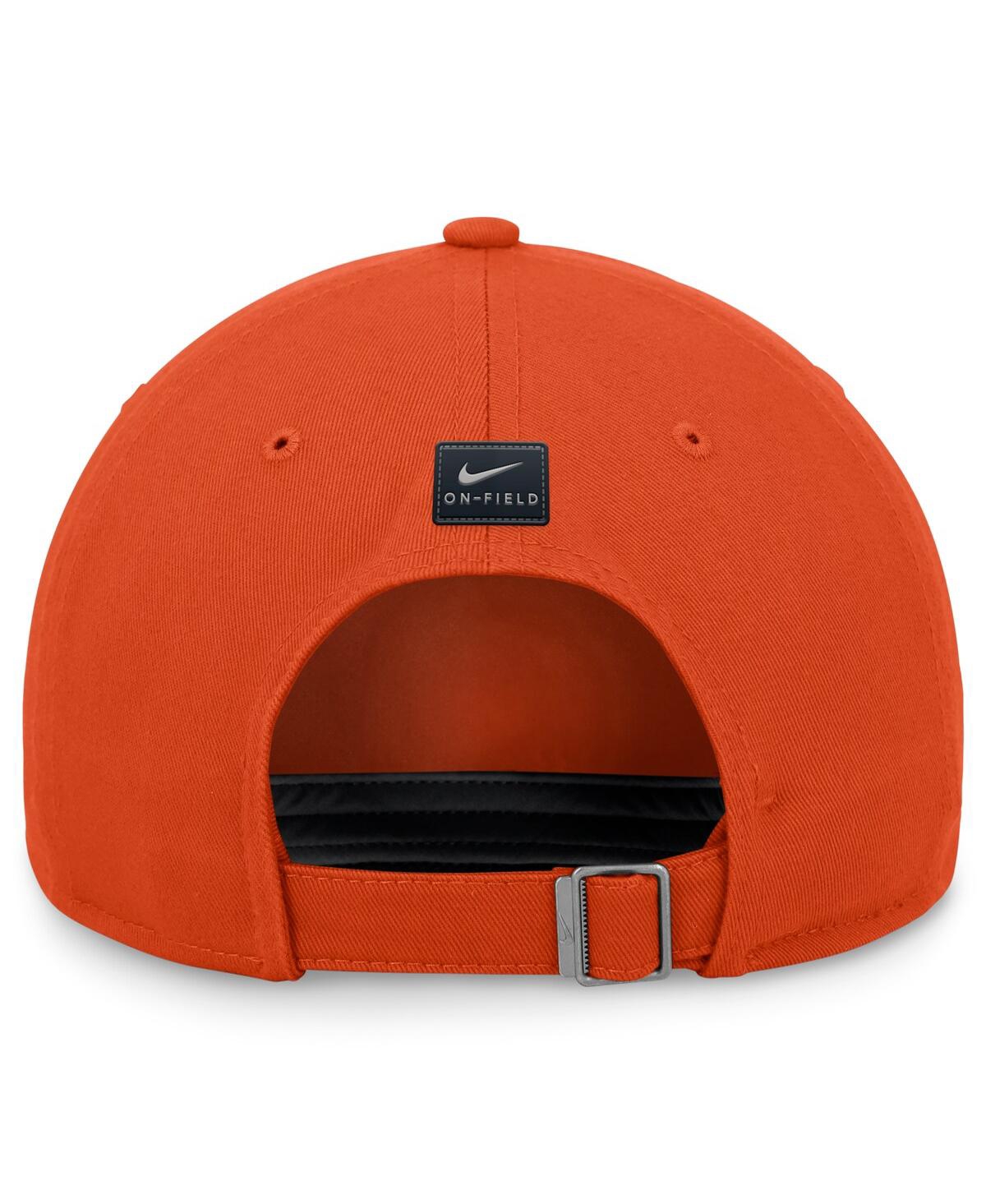 Nike Men's Orange Clemson Tigers 2024 On-field Club Adjustable Hat In Orange