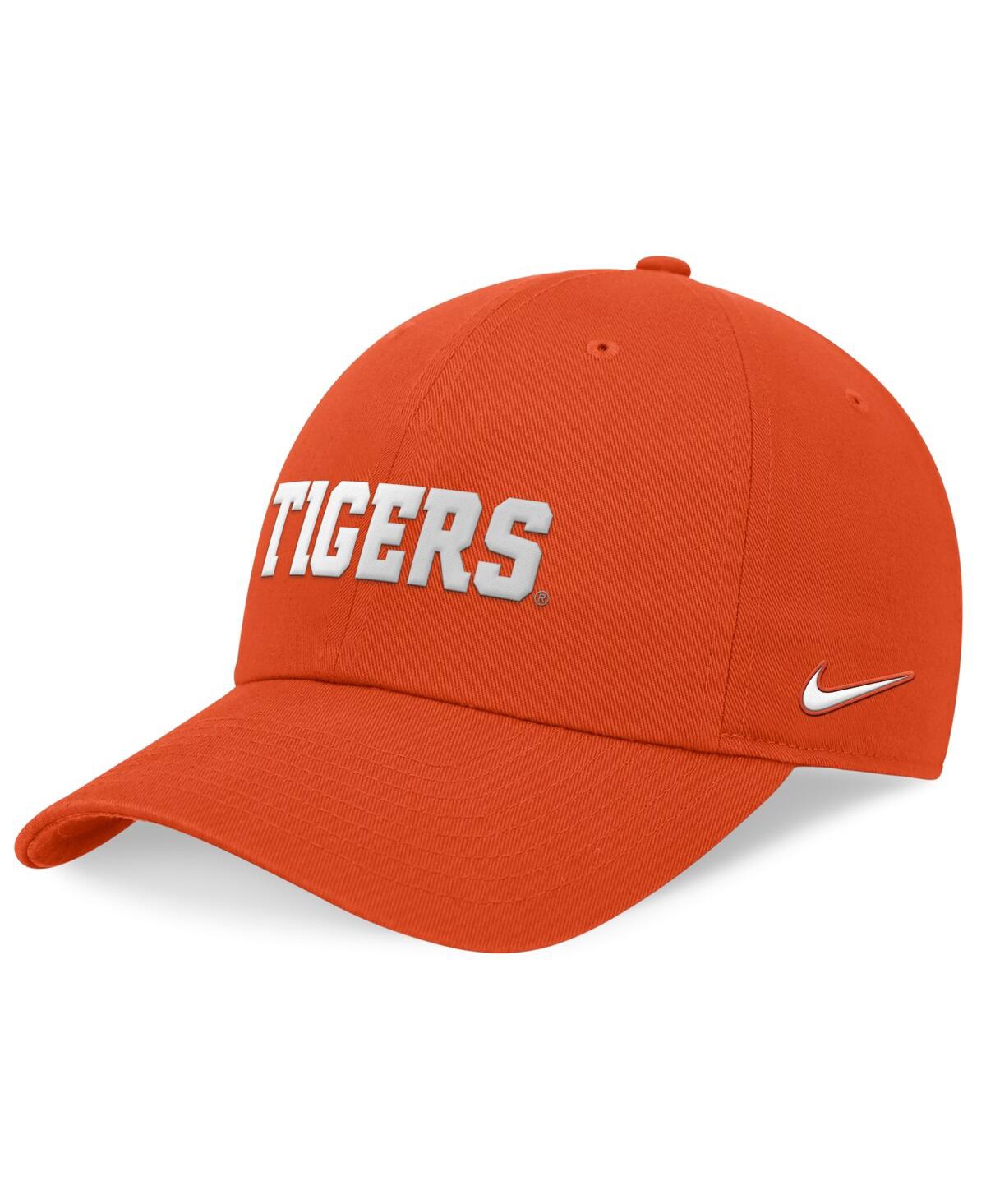 Nike Men's Orange Clemson Tigers 2024 On-field Club Adjustable Hat In Orange
