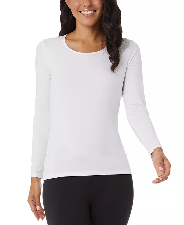 Women's Long-Sleeve Scoop-Neck Top - thumbnail 9
