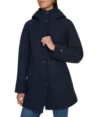 Women's Hooded Button-Front Coat, Created for Macy's