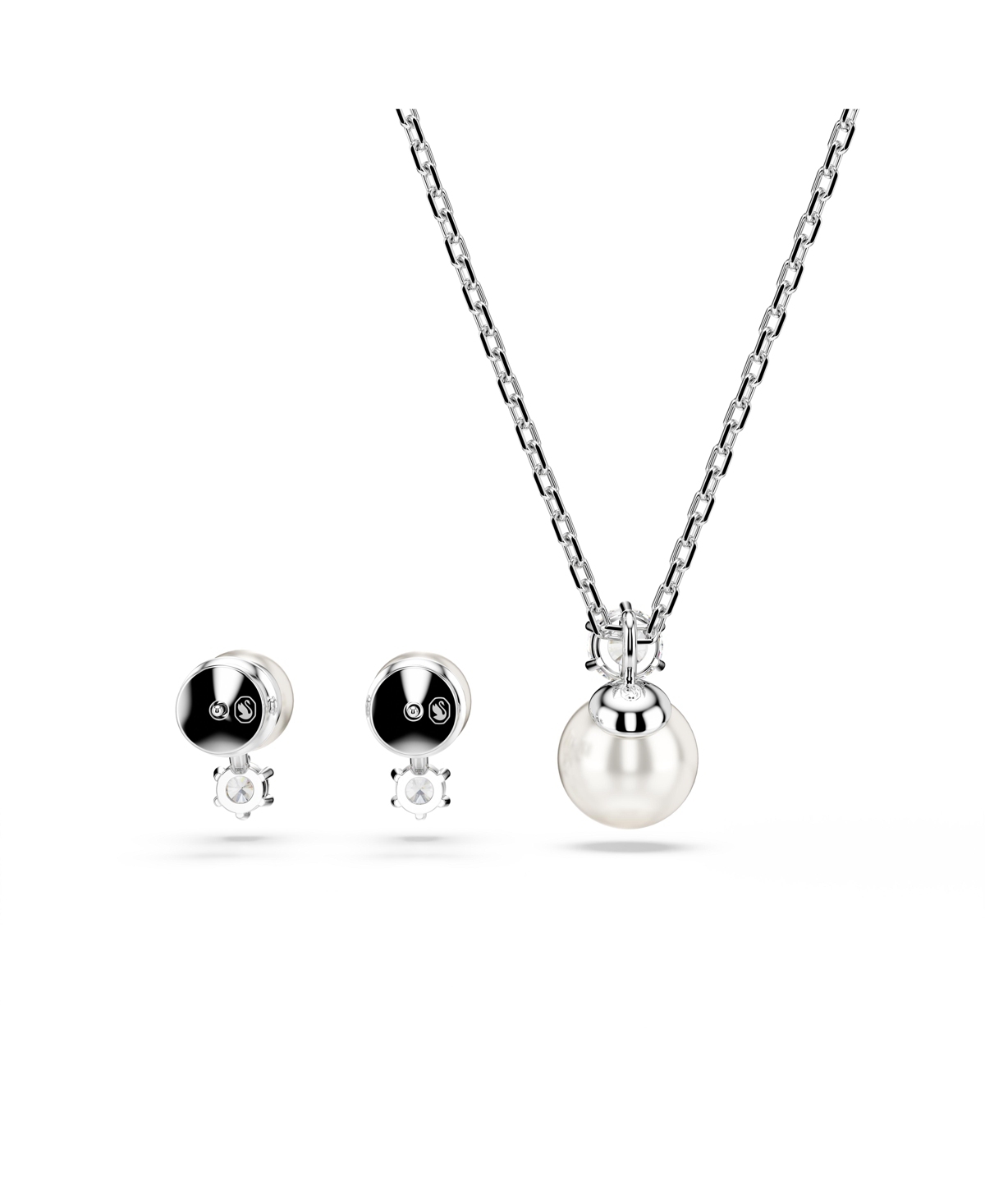 Swarovski Matrix Set In Silver