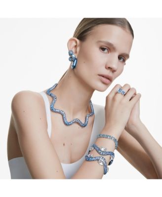 Octagon Shape, Small, Lucent Hoop Earrings