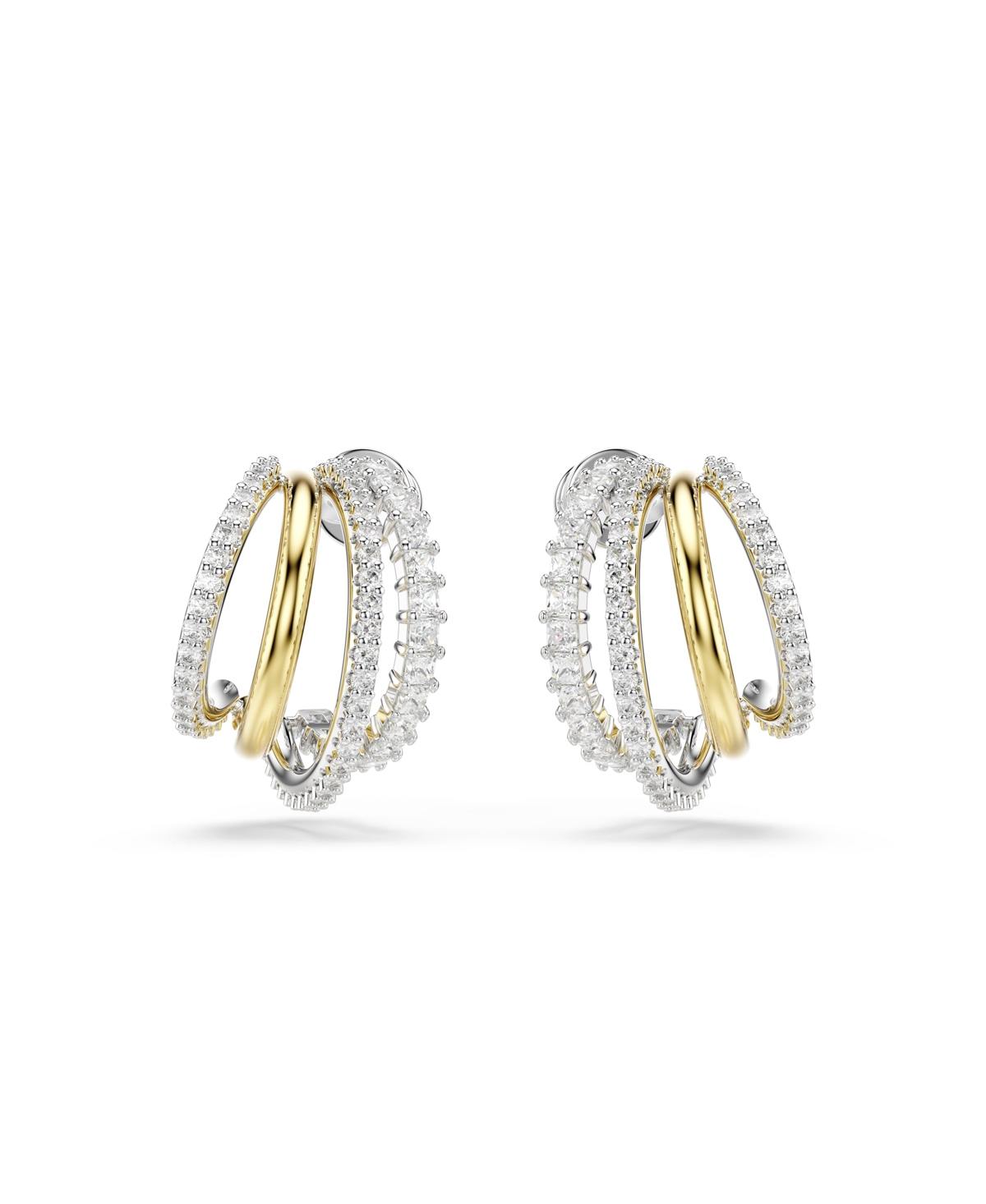 Swarovski Hyperbola Kreolen In Gold,silver