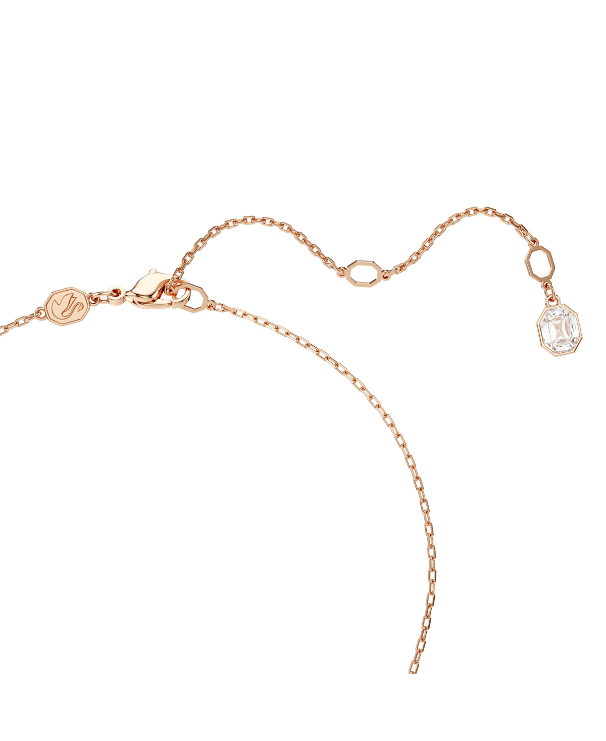Swarovski Constella Pendant, Round Cut, White Necklace In Rose Gold