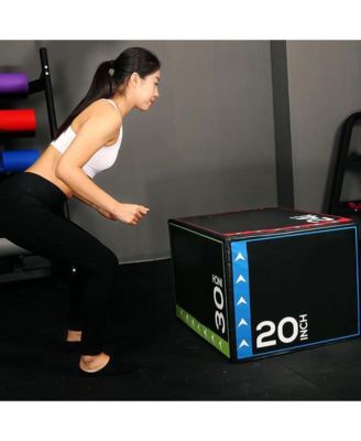 16 Pound Versatile 3 in 1 Plyometric Jumping Exercise Box