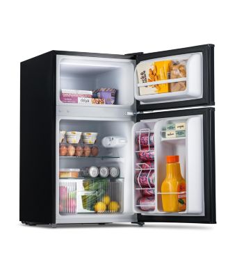 3.1 Cu. Ft. Compact Mini Refrigerator with Freezer in Black