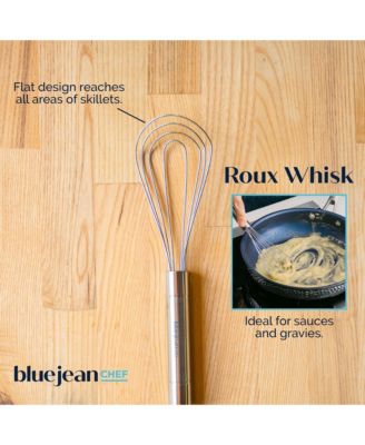 5-Piece Stainless-Steel Whisk Set, 5 Different Whisks: Cage Whisk, Ball Whisk, Roux Whisk, Sauce Whisk, Danish Dough Whisk