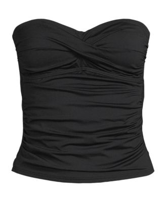 Petite Bandeau Tankini Swimsuit Top