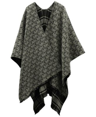 Michael Kors - MK Plaid Reversible Ruana