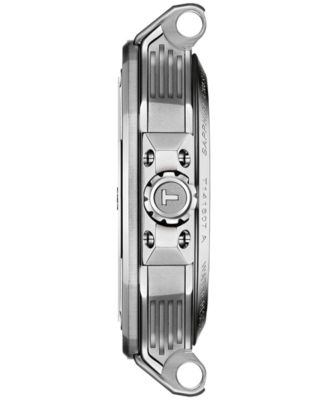 Men's Swiss Automatic T-Race Powermatic 80 Stainless Steel Bracelet Watch 41mm