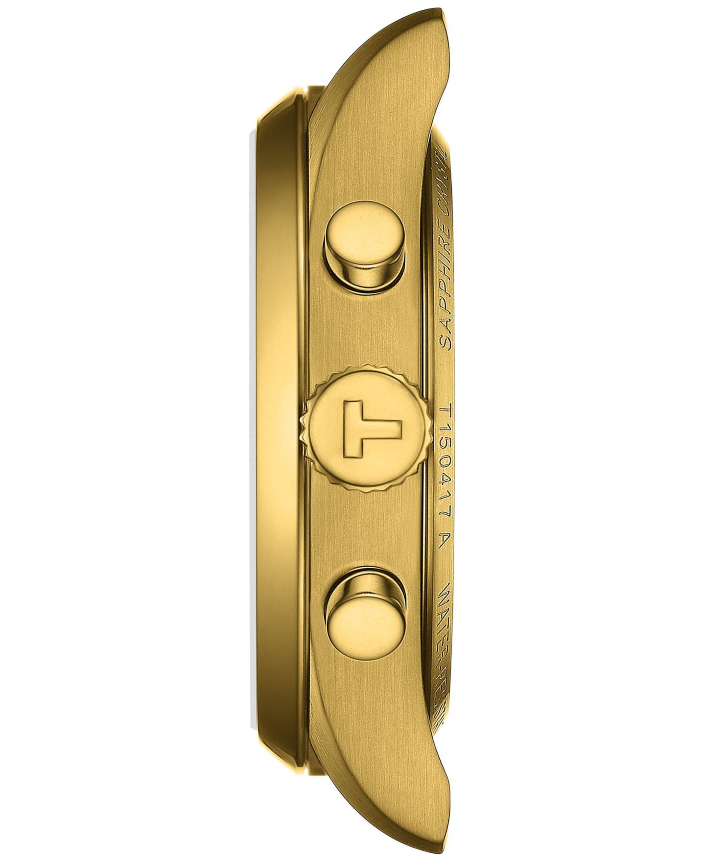 Мужские часы Tissot Swiss Chronograph PR 100 Gold-Tone Stainless Steel Bracelet Watch 40mm — фото 3