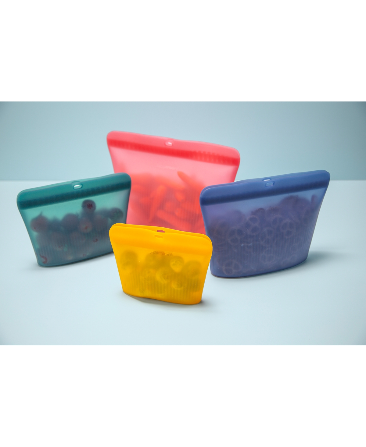 Tupperware 4-pc. Ultimate Silicone Storage Bag Set In Multi