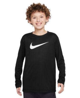 Nike dri fit shirts boys on sale