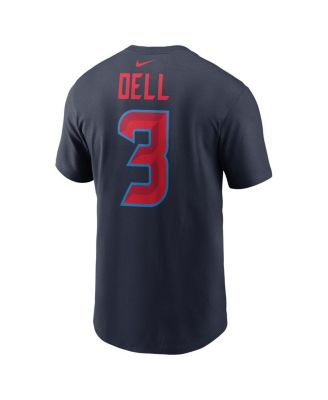 Men's Tank Dell Navy Houston Texans Name Number T-Shirt