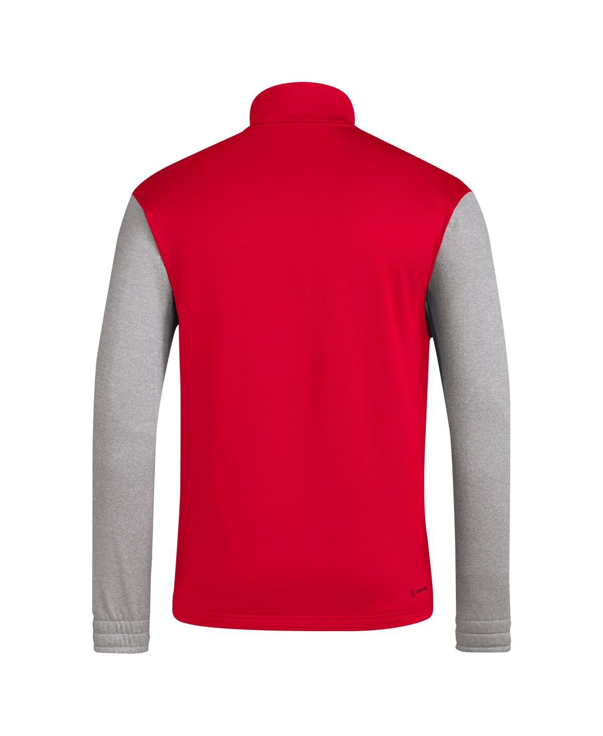 Adidas Men'sChile National Team Aeroready Half-Zip Top - Red