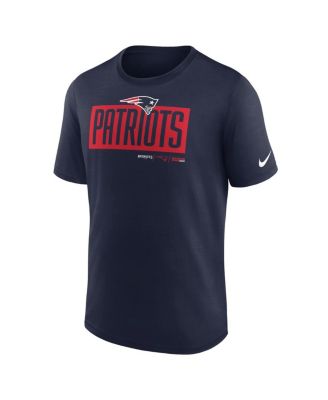 Men's Navy New England Patriots Exceed Performance T-Shirt
