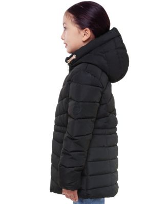 Little and Big Girl Shower Resistant Puffer Coat, Size 4-18