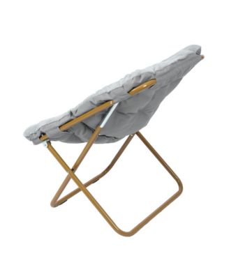 Aisling Oversized Folding Saucer Chair For Dorm, Bedroom