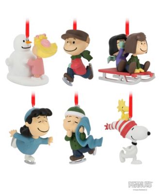 Hallmark The Peanuts Gang Christmas Ornaments, Set of 6