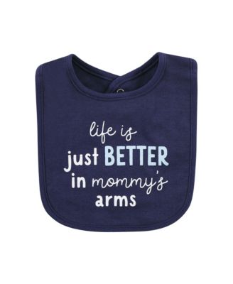 5Pk of Soft Interlock Baby Bibs