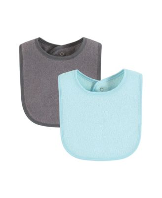 Drooler Bib with Waterproof Lining, One Size 10-Pack