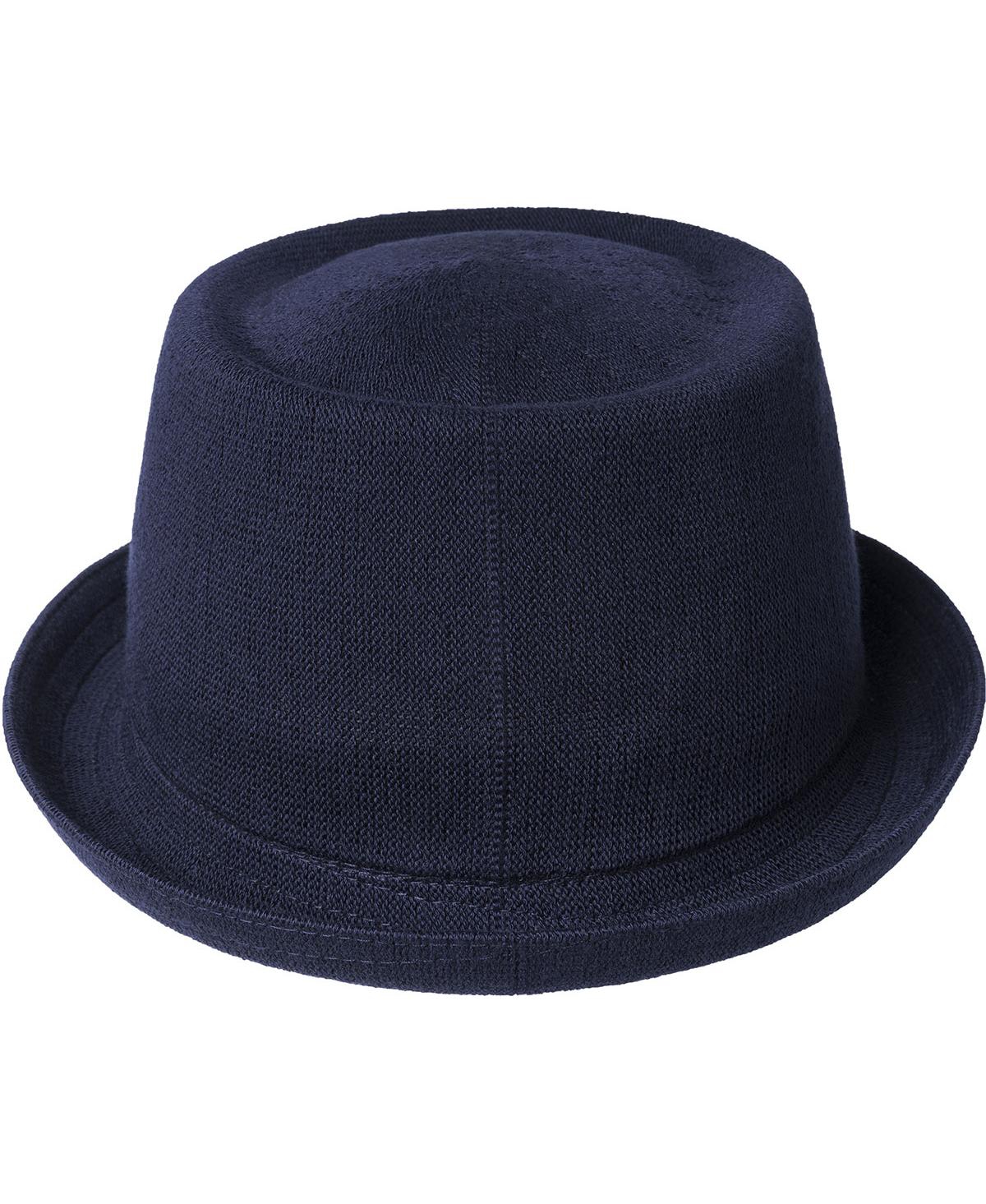 Kangol Men s Bamboo Mowbray Pork Pie Dark blue Smart Closet
