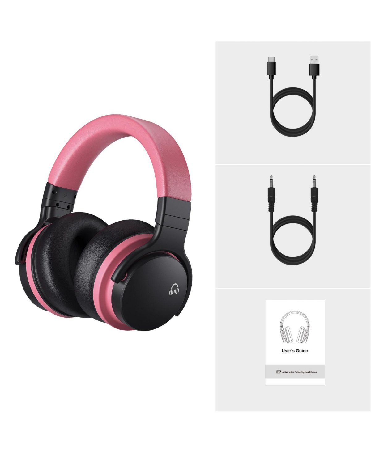 Cowin E7 Wireless Headphone Active Noise Cancelling Over Ear with Microphone