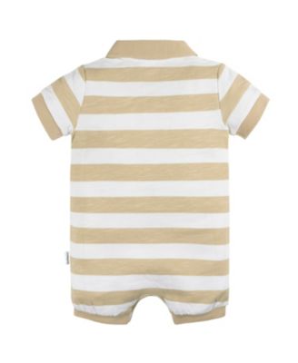 Baby Girls Collared Romper