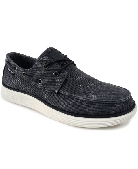 Мужские туфли Akademiks Knox Boat, цвет: Чёрный