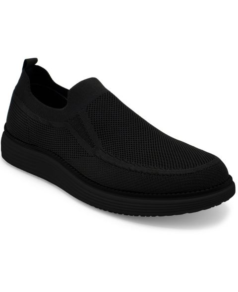 Мужские кроссовки Akademiks Olney Knit Slip-On, цвет: Чёрный
