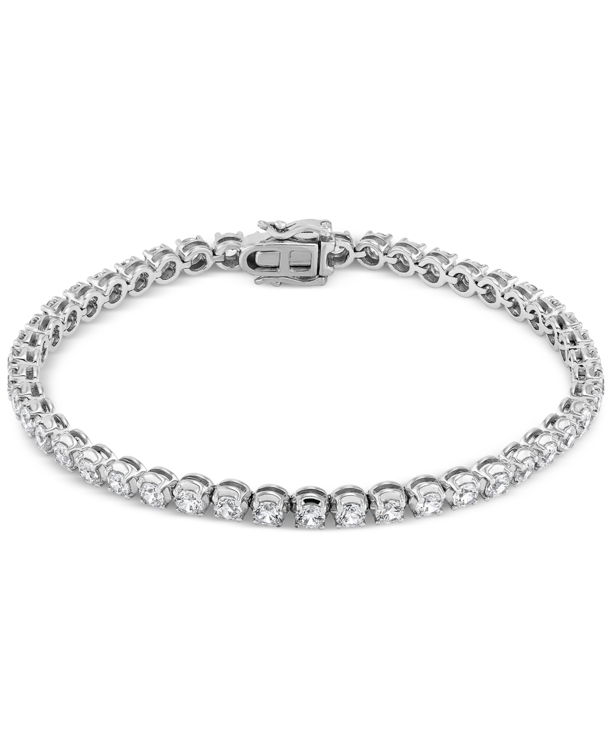 Grown With Love Lab Grown Diamond Tennis Bracelet (5 Ct. T.w.) In 14k White Or Yellow Gold In White Gold