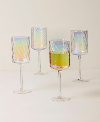 Tuscany Classics Iridescent White Wine Glass, Set Of 4