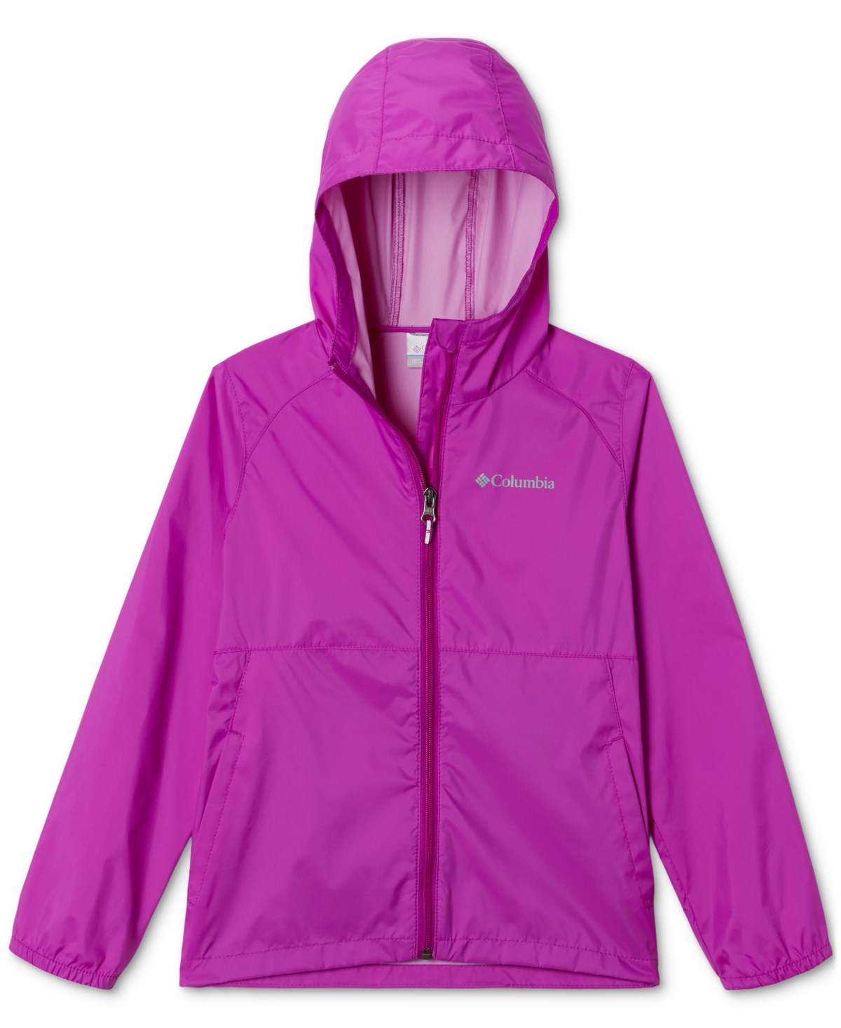 Columbia Big Girls Switchback Ii Water-resistant Jacket In Bright Plum
