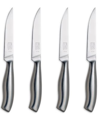 Chicago Cutlery Insignia 4.5 in. Stainless Steel full tang Steak knife 4-pc  Set 1094286 - The Home Depot