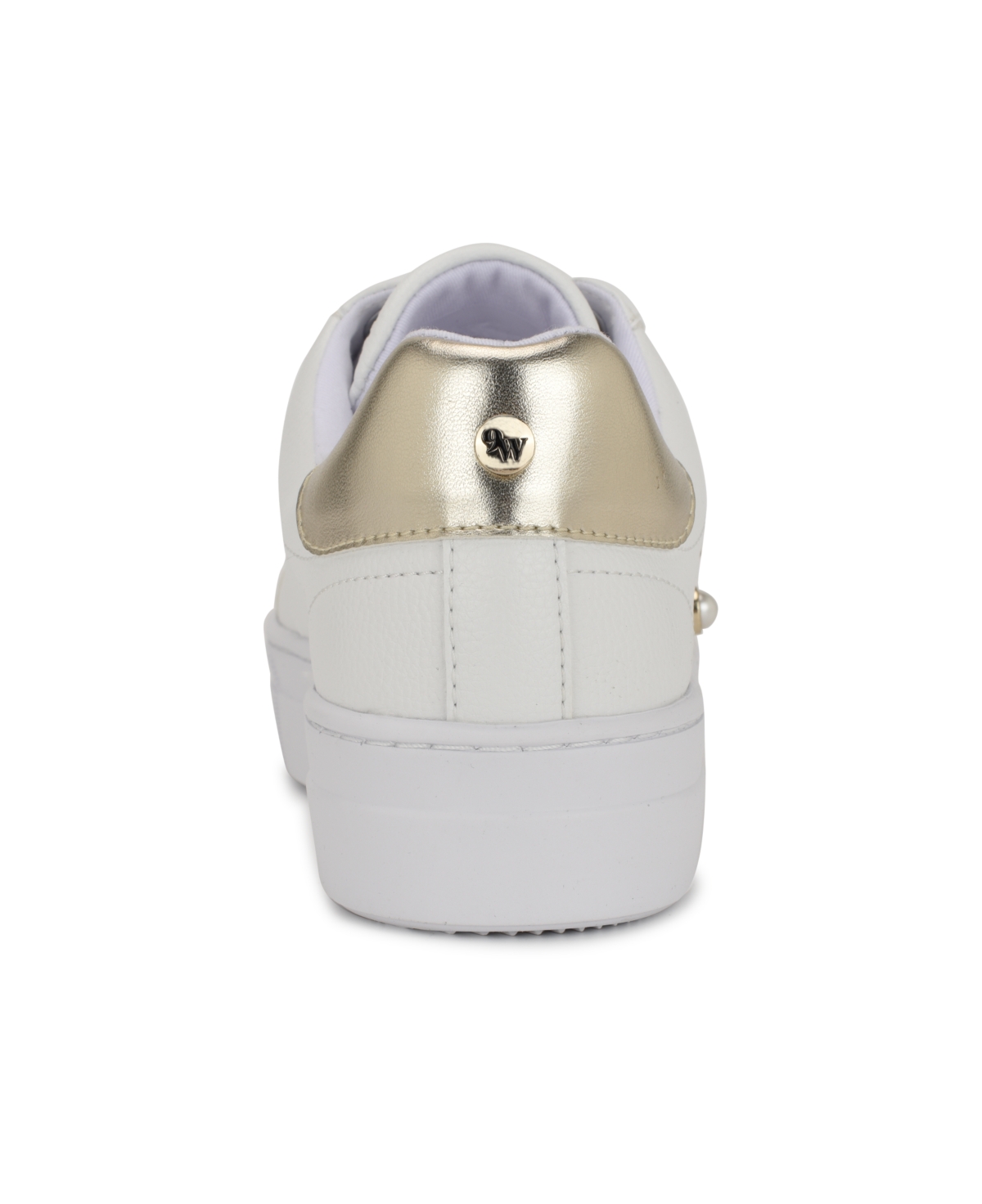 Nine West Women's Gripes Lace-Up Platform Sneakers -Gold