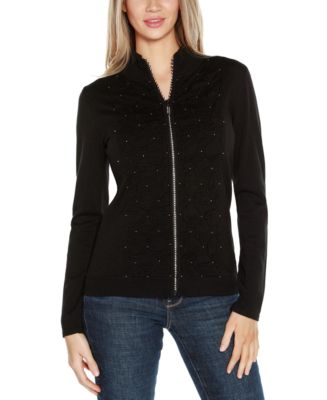 売れ筋商品|||ベルディーニ ニット&セーター アウター レディース Plus Size Black Label Ribbed Double-Zip Cardigan Sweater Black/Gold GAP Womens Ribbed Cardigan True Black S at Amazon Women's