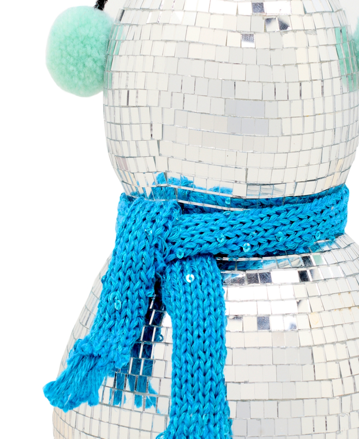 National Tree Company Disco Snowman with Blue Scarf, Inches