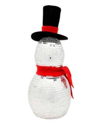 National Tree Company Disco Snowman with Red Scarf, 12 Inches