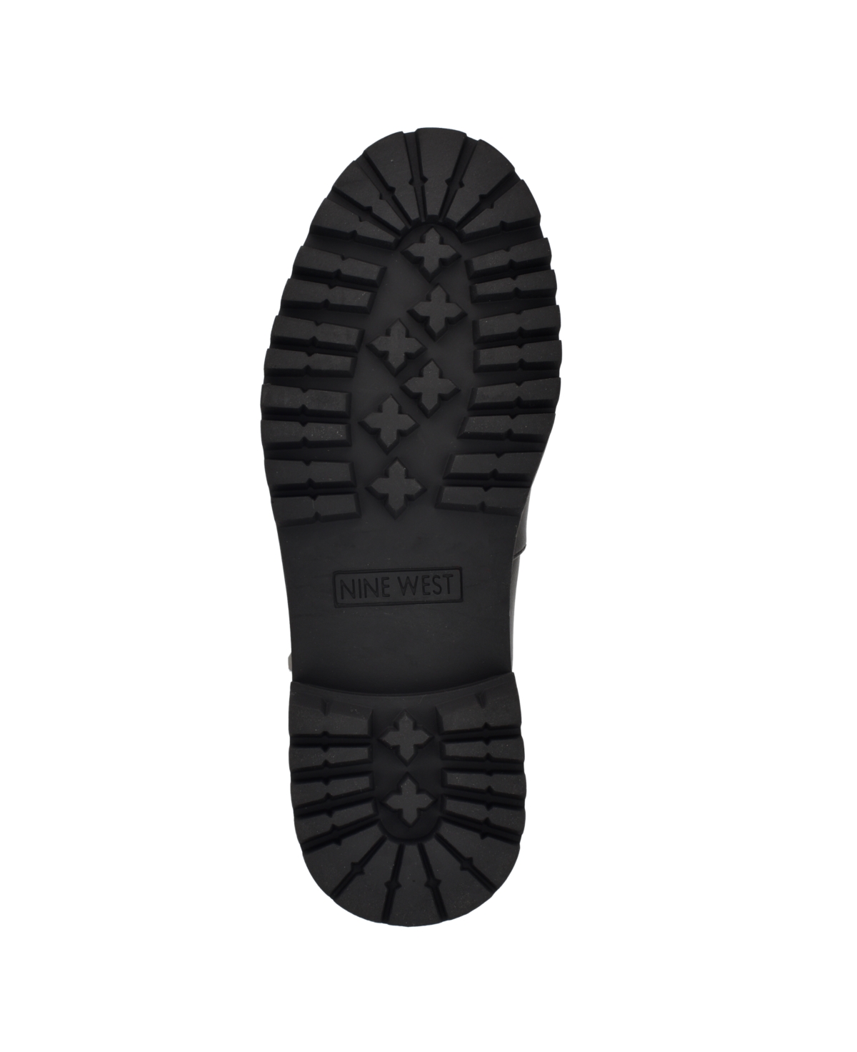 Nine West Women's Klimbe Lug-Sole Round Toe Casual Booties