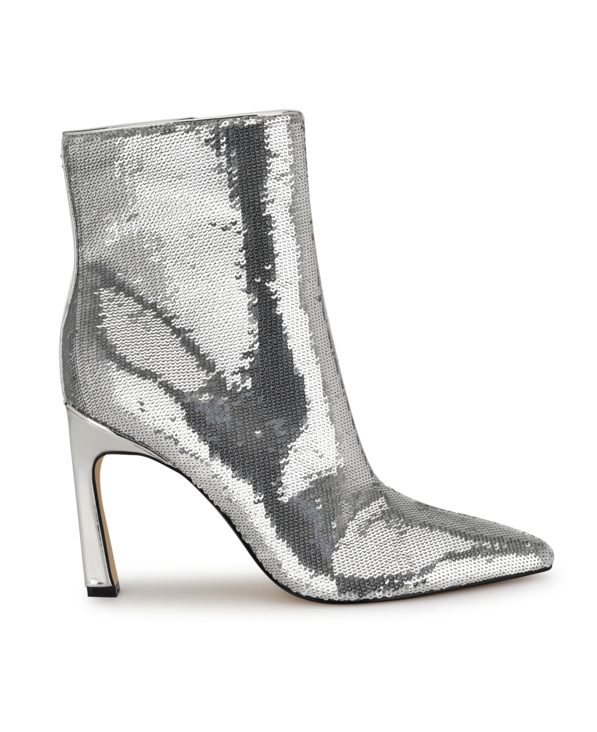 Nine West Women's Baey Pointy Toe Tapered Heel Dress Ankle Booties