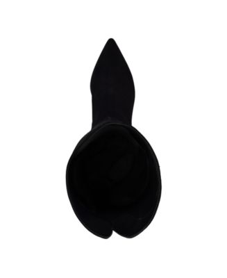 Women's Morgin Tall Wide Calf Pointy Toe Block Heel Boots