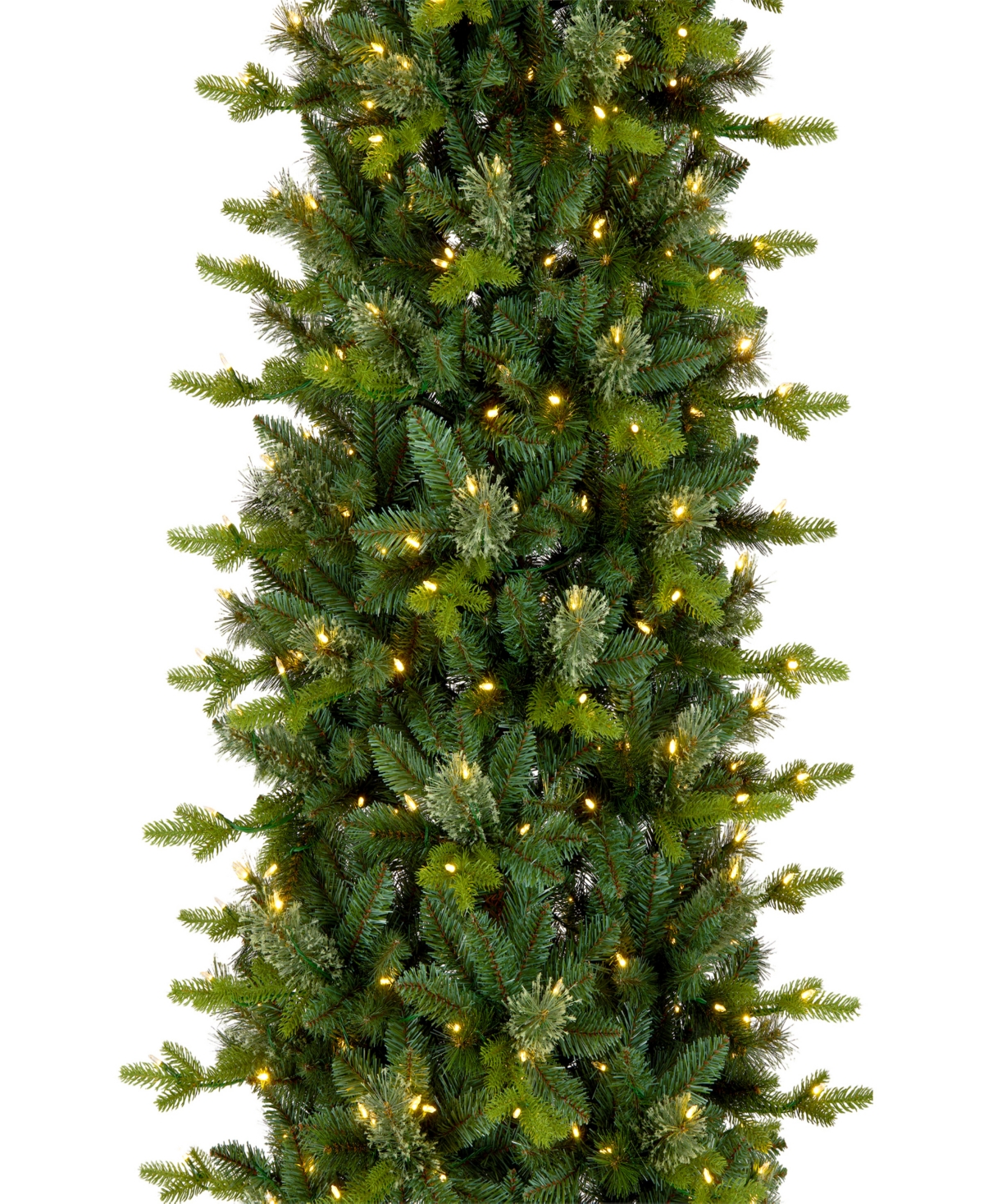 National Tree Company Prancer Pencil Fir Tree, 7.5 Feet. In Green