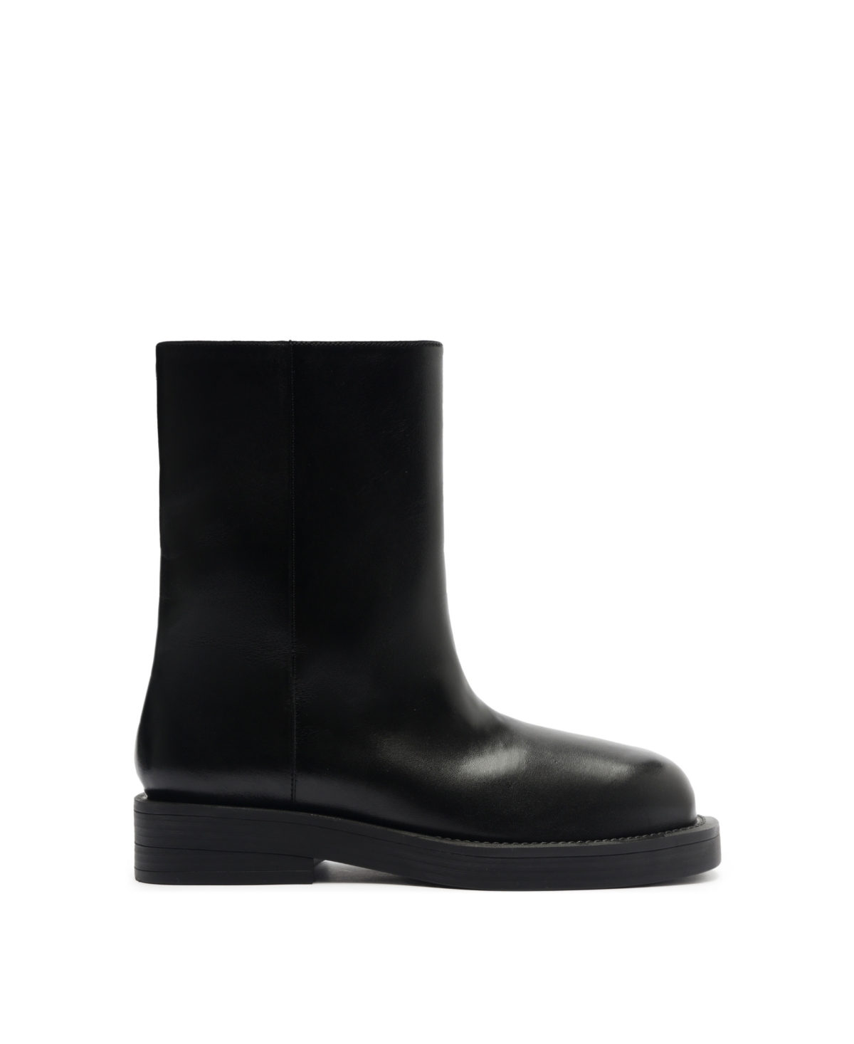 Shop Schutz Women's Jamie Round Toe Boots In Black