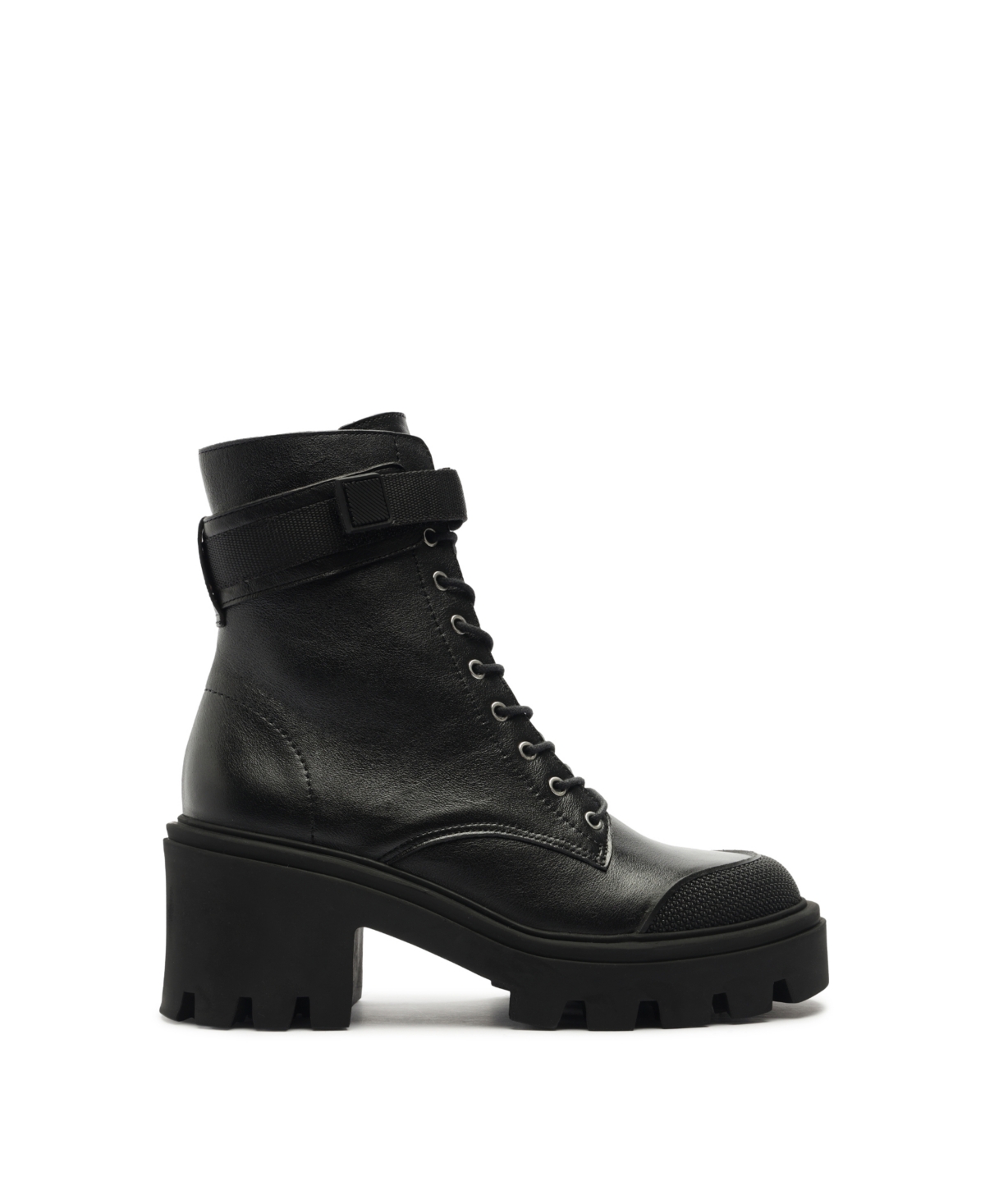 Schutz Women's Sarah Round Toe Booties In Black