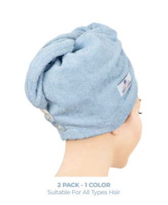 2-Pack Hair Drying Towels, 26" x 13"