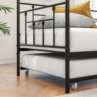 Streamdale Twin Metal Daybed with Trundle